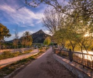Sendero azul paseo ribereño (cieza)